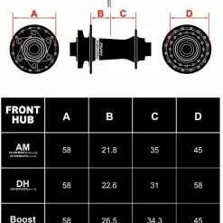 FUNN Bei Brügelmann Online FUNN Fantom Vorderradnabe 15x110mm Disc 6-Loch Schwarz