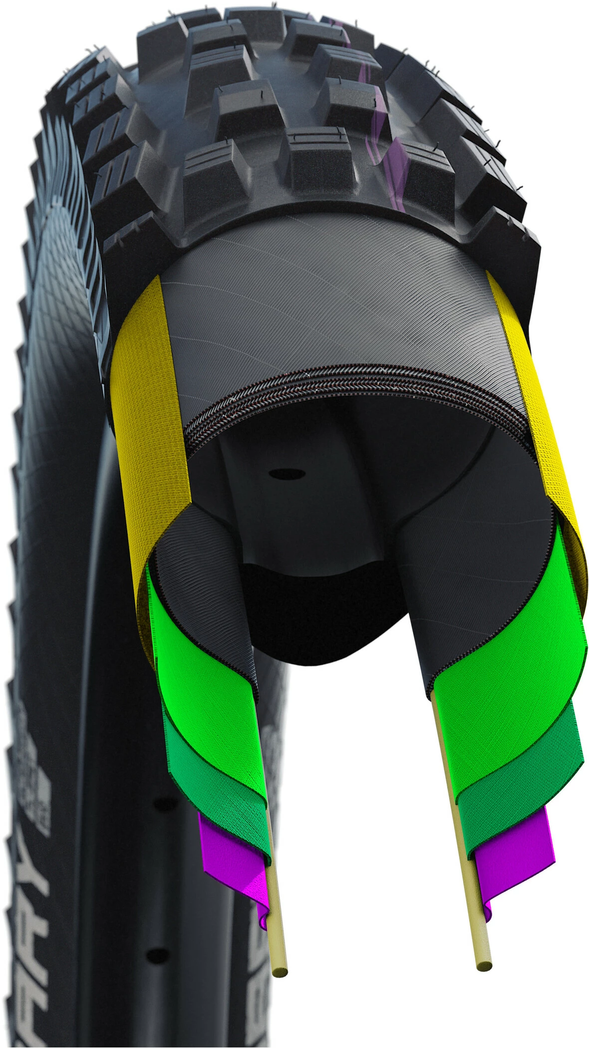 SCHWALBE Bei Brügelmann Online SCHWALBE Dirty Dan Super Downhill Evolution Faltreifen 27.5x2.35" TLE Addix Ultra Soft Schwarz 5 SCHWALBE Bei Brügelmann Online SCHWALBE Dirty Dan Super Downhill Evolution Faltreifen 27.5x2.35" TLE Addix Ultra Soft Schwarz – Bild 3