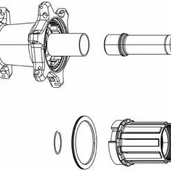 Zipp Bei Brügelmann Online Zipp ZR1 Rim QR XDR Endkappen Set Für Hinterradachse SRAM/Shimano